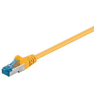 Kabel LAN Patchcord CAT 6A S/FTP żółty 3m