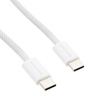 Kabel USB-C PD100/240W Spacetronik 1m biały