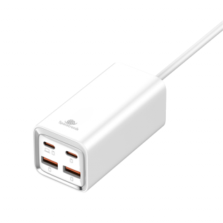 Ładowarka SR102 65W, 2x PD4+ USB-C, 2x QC3.0 USB-A