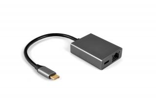 Multiport USB-C na USB-C + RJ45 SPU-M08 gigabit