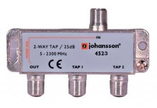 Odgałęźnik 2-krotny 5-2300 MHz Johansson 4523 25dB