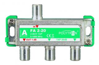 Odgałęźnik Polytron 2-krotny 20dB 5-1000 FA 2-20