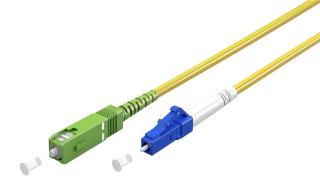 Patchcord optyczny SIMPLEX SC-APC - LC Goobay 0.5m