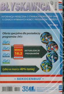 Błyskawica 02/2022                                               informacja miesięczna o stawkach robocizny oraz wybranych robót