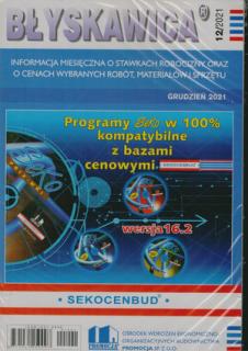 Błyskawica 12/2021                                               informacja miesięczna o stawkach robocizny oraz wybranych robót