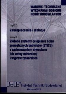 C8/19 Złożone śystemy ocieplania ścian zewnętrznych budynków     Warunki techniczne wykonania i odbioru robót budowlanych