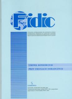 FIDIC 333 Umowa Konsorcjum przy usługach doradczych              niebieski
