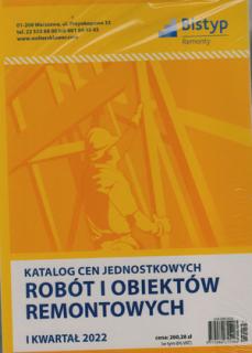 KCJ REMONTOWE 1/2022 Katalog cen jednostkowych robót REMONTOWYCH