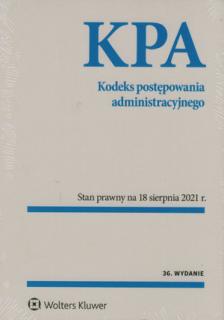 Kodeks postępowania administarcyjnego 18-08-2021r.