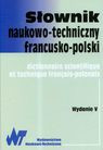 Słownik techniczny francusko-polski duży