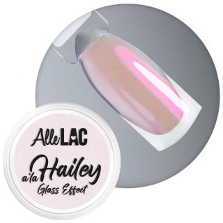 AlleLac Pyłek Do Paznokci A la Hailey Glass Effect - Nr 3 Pink