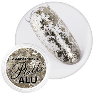 AllePaznokcie Płatki Metaliczne Do Paznokci Alu Nr 10