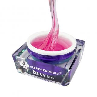 AllePaznokcie Żel Budujący Do Paznokci Perfect French - Transparent Pink 15 ml
