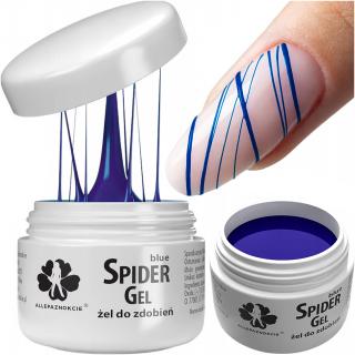 AllePaznokcie Żel Do Zdobień Spider Gel 3 ml - Blue