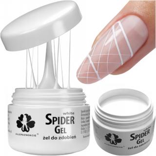 AllePaznokcie Żel Do Zdobień Spider Gel 3 ml - White