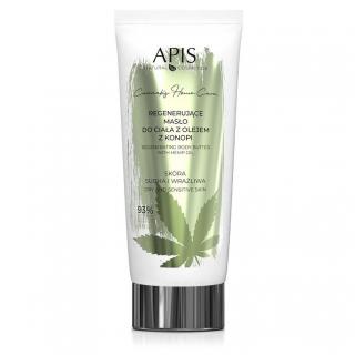 Apis Cannabis Home Care Regenerujące Masło Do Ciała z Olejem z Konopi 200ml