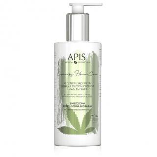 Apis Cannabis Home Care Regenerujący Krem Do Rąk z Olejem z Konopi i Masłem Shea 300ml