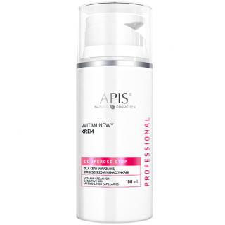 Apis Couperose-Stop Witaminowy Krem Dla Cery Wrażliwej z Rozszerzonymi Naczynkami 100 ml