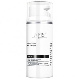 Apis Detox Serum Detoksujące Do Twarzy z Węglem z Bambusa i Jonizowanym Srebrem 100 ml