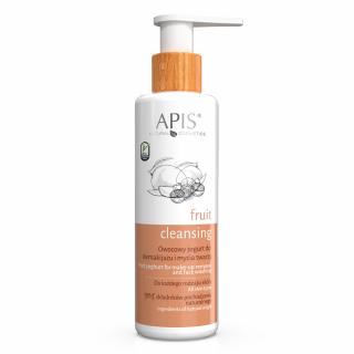 Apis Fruit Cleansing Owocowy Jogurt Do Demakijażu i Mycia Twarzy 150 ml