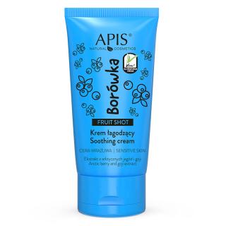 Apis Fruit Shot Łagodzący Krem Do Twarzy 50 ml - Borówka