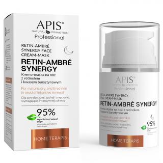 Apis Retin-Ambre Synergy Home Terapis Kremo-Maska Na Noc z Retinolem i Kwasem Bursztynowym 50 ml