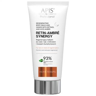 Apis Retin-Ambre Synergy Regenerujący Balsam Do Ciała i Rąk z Retinolem i Kwasem Bursztynowym 200 ml