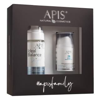 Apis Zestaw Ideal Balance By Deynn Peelingująca Pianka Enzymatyczna 150 ml + Hydro Balance Krem Intensywnie Nawilżający z Kwasem Hialuronowym 50 ml