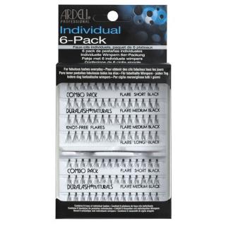 Ardell 6-Pack Combo Rzęsy Kępki Bez Węzełków