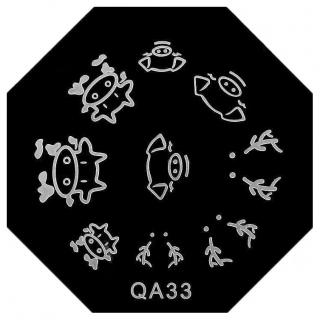 Blaszka Płytka Do Stempli Stampingu - QA33