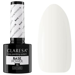 Claresa Baza Hybrydowa Base Power 5g - 15 Milky White