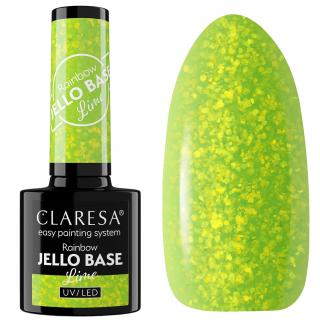 Claresa Baza Hybrydowa Rainbow Jello Base 5 g - Lime