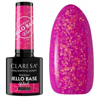 Claresa Baza Hybrydowa Rainbow Jello Base 5 g - Pink