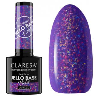 Claresa Baza Hybrydowa Rainbow Jello Base 5 g - Violet