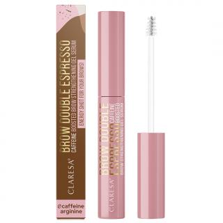 Claresa Brow Double Espresso Wzmacniające Serum Żelowe Do Brwi z Kofeiną 6g