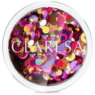 Claresa Confetti Dropsy Cekiny Do Zdobień Paznokci - Nr 08 Mix
