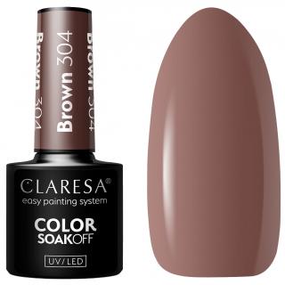 Claresa Lakier Hybrydowy UV/LED 5g - Brown 304