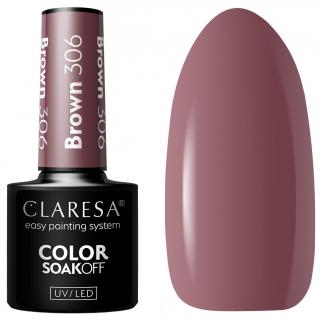 Claresa Lakier Hybrydowy UV/LED 5g - Brown 306