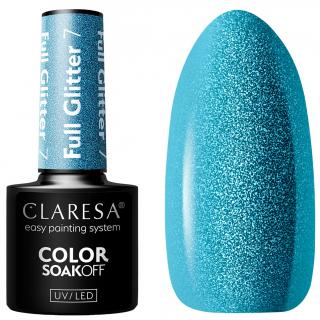 Claresa Lakier Hybrydowy UV/LED 5g - Full Glitter 7