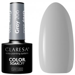 Claresa Lakier Hybrydowy UV/LED 5g - Gray 206