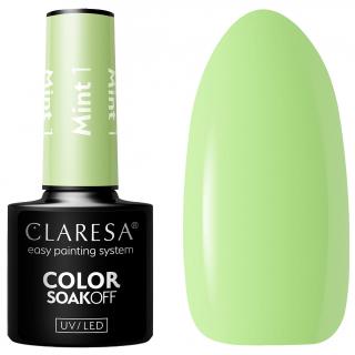 Claresa Lakier Hybrydowy UV/LED 5g - Mint 1