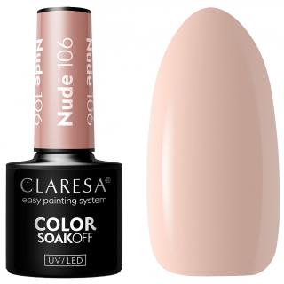 Claresa Lakier Hybrydowy UV/LED 5g - Nude 106