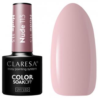 Claresa Lakier Hybrydowy UV/LED 5g - Nude 113