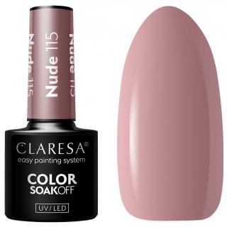 Claresa Lakier Hybrydowy UV/LED 5g - Nude 115