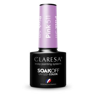Claresa Lakier Hybrydowy UV/LED 5g - Pink 511