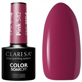 Claresa Lakier Hybrydowy UV/LED 5g - Pink 542