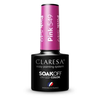 Claresa Lakier Hybrydowy UV/LED 5g - Pink 549