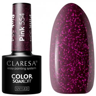 Claresa Lakier Hybrydowy UV/LED 5g - Pink 554