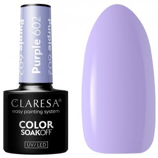 Claresa Lakier Hybrydowy UV/LED 5g - Purple 602