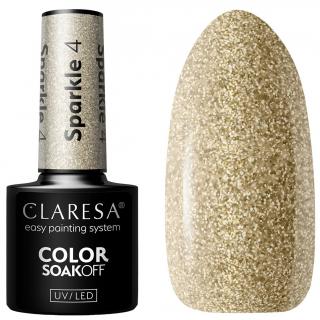 Claresa Lakier Hybrydowy UV/LED 5g - Sparkle 4